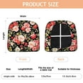 thumbnail image 3 of Pioneer Flower Seat Covers for Dining Room Chairs Set Of 4,Stretch Printed Washable Chair Seat Cover with Elastic Ties and Button,Removable Waterproof Couch Cushion Covers, 3 of 6