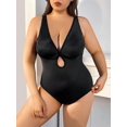 thumbnail image 3 of Plus Size Hollow Detail Stylish Bodycon Jumpsuit, 3 of 5