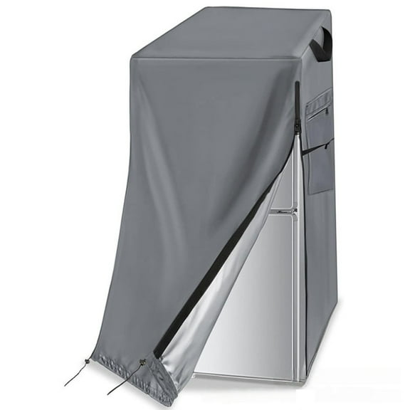 For Durable 210D Waterproof Outdoor Fridge Cover - All-Season for Protection & Easy