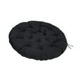 thumbnail image 5 of colaxi Hanging Egg Chair Cushion Padded Seat Cushion Patio Chair Pad Lightweight Thickened Floor Pillow for Outdoor Patio Meditation Black, 5 of 9