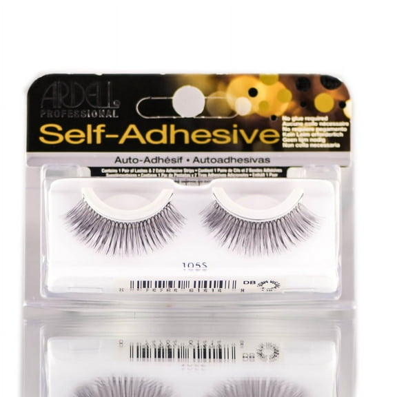 Ardell Professional Self- Adhesive Lashes - 105S - Pack of 1 with Sleek Comb