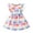 Pink, variant on REDARER Toddler Girls' Rainbow Plaid Flutter Sleeve Dress, Elastic Waist A-Line Sundress, Summer Beach & Party Princess Dress for Kids,2-3 Years