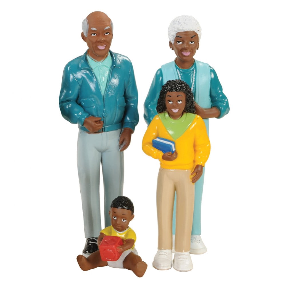 African American Doll Family 8Pcs