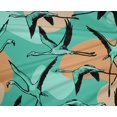 thumbnail image 5 of oneOone Velvet Pale Orange Fabric Flamingo Craft Projects Decor Fabric Printed By The Yard 58 Inch Wide, 5 of 5