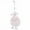 B, variant on dajkiuy Christmas Felt Sheep Ornaments, Decorative Hanging Ornament Cute Lamp Hanging Decor Sheep Pendants Crafts for Xmas Party Home Decor