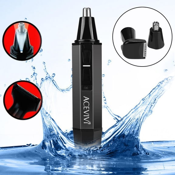 BETT Professional Water Resistant Heavy Duty Stainless Steel Nose Hair Trimmer with LED light Facial hair trimmer
