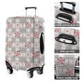 thumbnail image 5 of Pioneer Flower Floral Print Pattern Luggage Cover Fashion Suitcase Cover Baggage Covers Fit 25-28 Inch Luggage (Go Travel), 5 of 5
