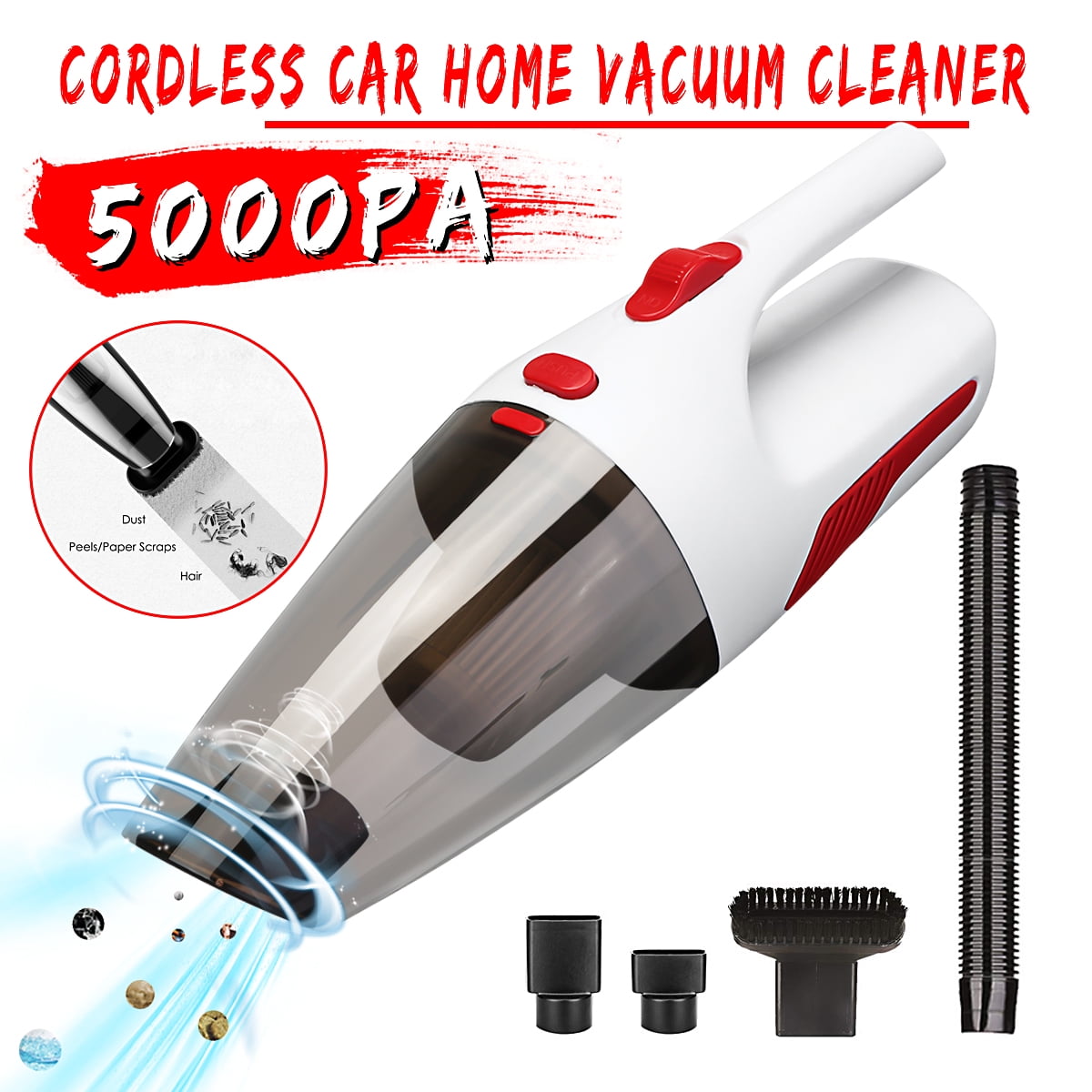 120W Car Vacuum Cleaner Wet Dry 12V Cordless Handheld Home Portable Dust Clean!! 