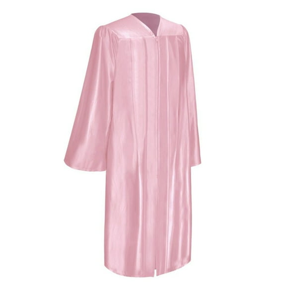 Endea Graduation Shiny Pink Graduation Gown