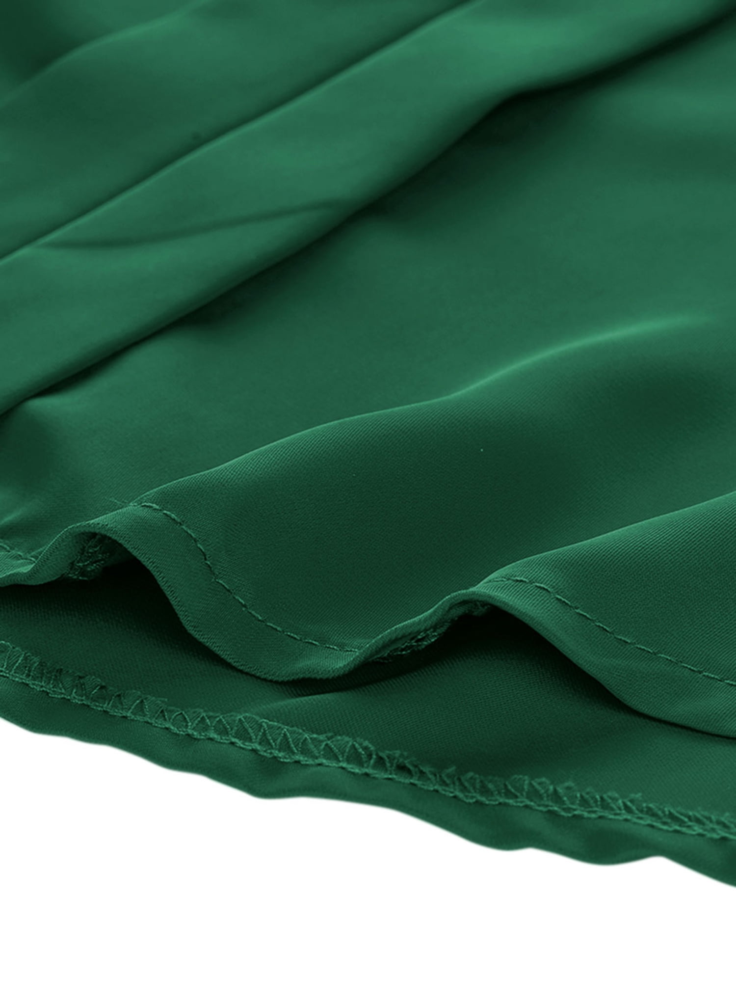 Allegra K Women's Vintage Button Down Flat Collar Belted Office Mini Shirt Dress X-Large Yellow