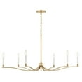 thumbnail image 3 of 52696CPZ Kichler Lighting Malene - 6 Light Chandelier-22.25 Inches Tall and 42 Inches Wide-Champagne Bronze Finish, 3 of 7