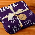 thumbnail image 3 of Thank You Gifts For Women/Men, Purple Gift Blanket 60"X50", Employee Appreciation Gifts, Farewell Gifts For Coworkers/Friends, Inspirational Gifts For Women, Christmas Birthday Gifts For Women, 3 of 7