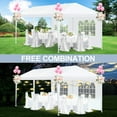 thumbnail image 3 of COBIZI 10 x 20 Party Tent with 6 Sidewalls Outdoor Canopy Tent for party  Patio Camping Gazebo Shelter for Weddings Waterproof Heavy Duty Event Carpa All Season, White, 3 of 11