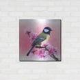 thumbnail image 3 of Luxe Metal Art 'Spring Bird 3A' by Ata Alishahi, Metal Wall Art, 24"x24", 3 of 8