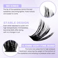 thumbnail image 2 of Eyelash Clusters WENDY LASHES Fluffy D Curl 12-16 mm 240 unidades, 2 of 7