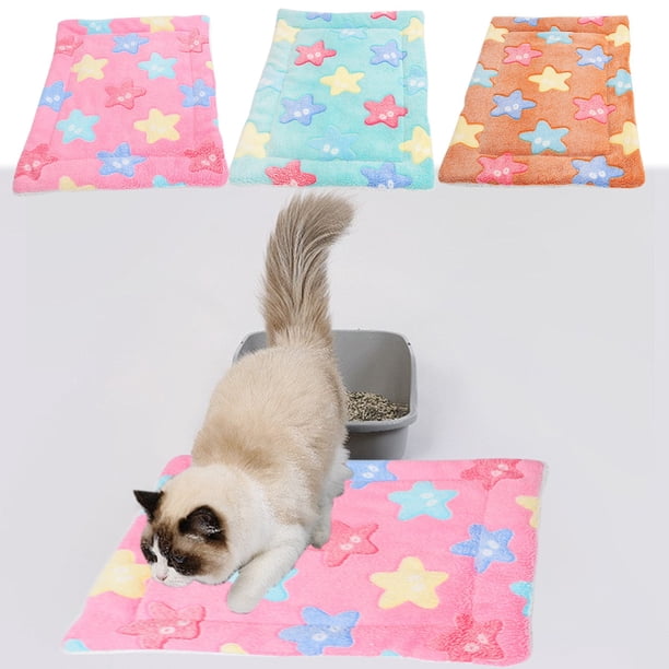 onlyliua para El Hogar Almohadilla Térmica para Mascotas Almohadilla de Algodón Grueso para Mascotas Almohadilla Devellón Coral para Gatos y Perros