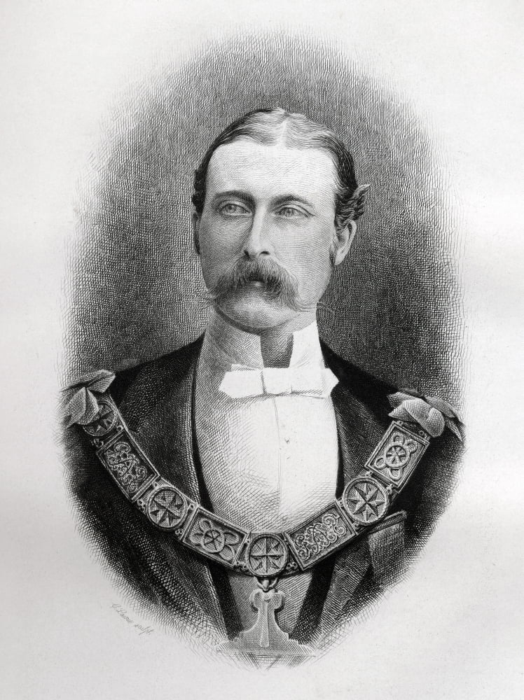 Prince Arthur William Patrick Duke Of Connaught And Strathearn 1850 To 1942 Son Of Queen Victoria Grand Master Of The United Grand Lodge Of Freemasons Of England Engraved By C Laurie From The Book The