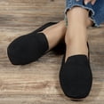 thumbnail image 5 of IEMIEMIEM Womens Ballet Flats Elastic Strap Mary Jane Flat Slip On Casual Ballerina Walking Flats Dress Shoes Comfortable Cute Penny Loafer Shoes for Work Office Business Black 5.5 Wide, 5 of 9
