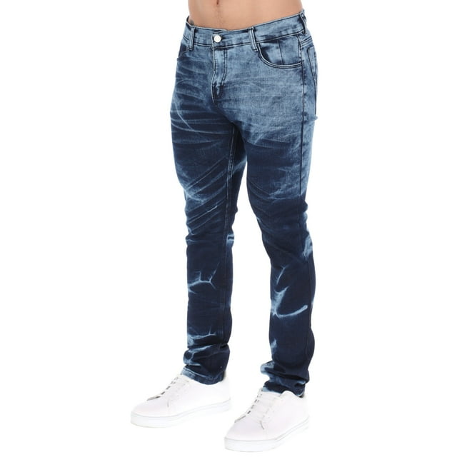 PANTALON DE MEZCLILLA PARA CABALLERO JEANS STRETCH SKINNY CHILI BEANS TALLA 40
