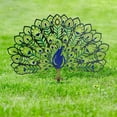 thumbnail image 4 of Decoración del hogar, decoración de habitaciones, decoración de paredes, pilas de pavo real de metal para jardín, decoración de patio tallada de pavo real, decoración de patio de metal, decoración de, 4 of 5