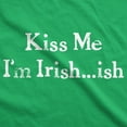 thumbnail image 2 of Mens Kiss Me I'm Green ish T Shirt Funny Saint Patricks Day Clover Tee for Guys Graphic Tees, 2 of 7