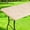 Beige, variant on Rectangle Table Cloth Cover, Waterproof Elastic Fitted Picnic Tablecloth for 8 Foot Tables, Wipeable Flannel Backed Vinyl Tablecloths for Camping, Dining, Outdoor (Light Green, 30" x 96")