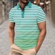 thumbnail image 2 of Mens Manga Corta Botón Abajo Camisas con Bolsillo Pulover Botón de Impresión de la Camisa de Solapa de Poliéster Cuello de Vuelta, Blusa Casual para Hombres, 2 of 5