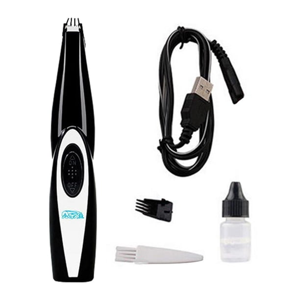 Cortadora de pelo para orejas de perro Yuyangstore Cortadora de afeitar herramienta Negro Shaver Clippers de bajo ruido