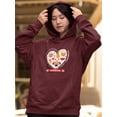 thumbnail image 2 of Valentine's Day Pets Love Hoodie Women - Women Hoodie, Large, 2 of 4