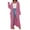 Pink, variant on Baberdicy Knitted Sweate Women's Solid Color Long Sleeved Loose Knit Sweater Outerwear Long Cardigan Women's Cardigans Hot Pink
