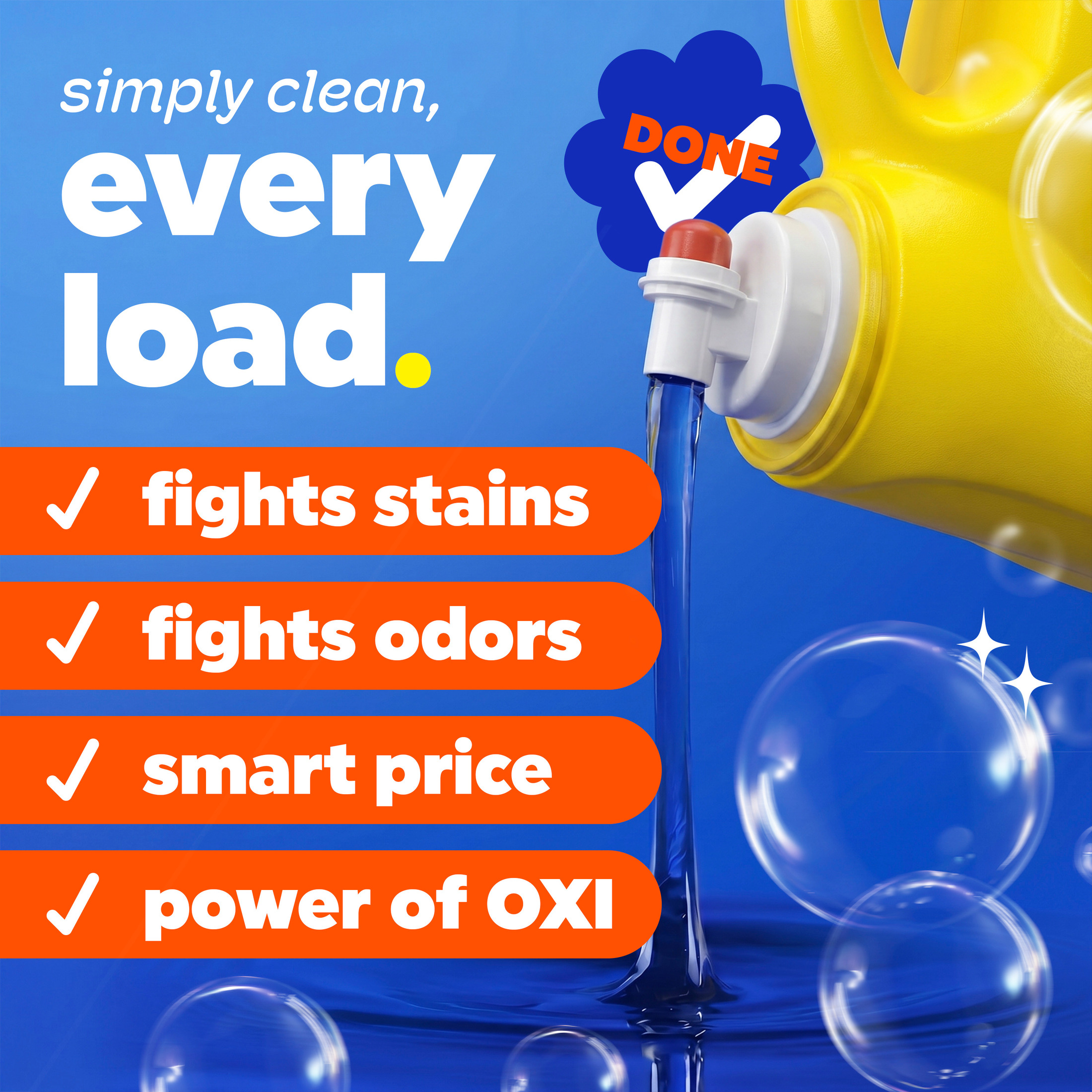 Tide Simply Laundry Detergent Oxi Boost + Stain Release photo 2