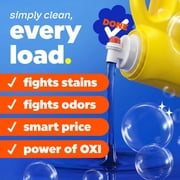 Tide Simply Laundry Detergent Liquid, Oxi Boost + Ultra Stain Release, Refreshing Breeze Scent, 129 fl oz, 96 Loads