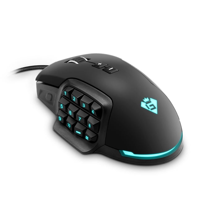 Ratón óptico USB Oficina en casa 24000 DPI Juegos con cable 16 teclas Ratón de programación RGB retroiluminado Methold DZ7800-00