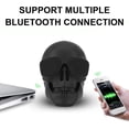 thumbnail image 3 of Skull Head Speaker Portable Wireless Bluetooth Speaker Skull Loudspeaker Travel Speaker for Halloween Speakers Music Player Unique Gift Goth Speaker, S, 3 of 5