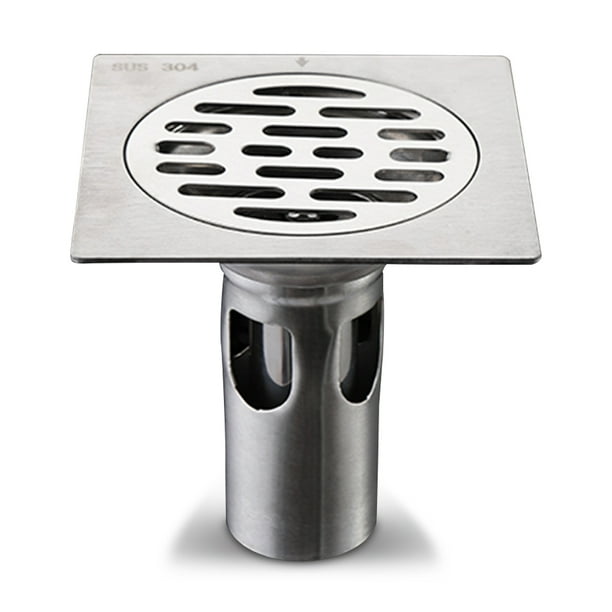Floor Drain AntiOdor Shower Drain Anticlogging Hair Stopper Catcher Sink Strainer Stainless