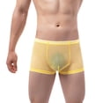 thumbnail image 2 of Aayomet Mens Boxers Men's Bamboo Boxer Briefs - Breathable Underwear for Men,Yellow S, 2 of 5