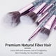 thumbnail image 4 of Set de brochas de maquillaje ENZO KEN Glitter con funda Vegan Pro, 4 of 9