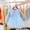 Blue, variant on Eleanos Spring And Autumn Baby Infant Girls' Plaid Small Fragrant Wind Mesh Princess Dress