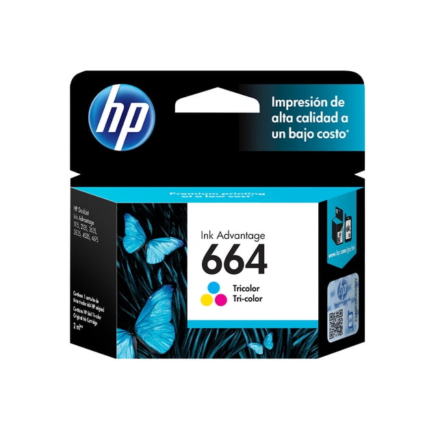 Cartucho de Tinta HP 664 Tricolor (F6V28LA)