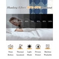 thumbnail image 4 of Blue Geometric Blackout Curtains for Bedroom, Thermal Insulated Drapes, Retro Morocco Abstract Art Black Out Curtains 63 Inch Long Room Darkening Kitchen Curtains 42"x63" 2 Panels, 4 of 8