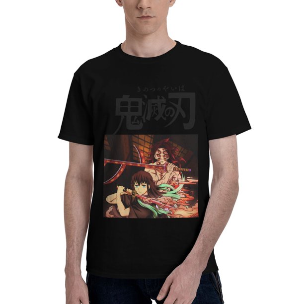 Camiseta de Manga Corta para Hombres Kimetsu no Yaiba