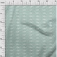 thumbnail image 2 of oneOone Viscose Chiffon Teal Green Fabric Square Geometric Craft Projects Decor Fabric Printed By The Yard 42 Inch Wide, 2 of 4