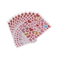 thumbnail image 1 of SUNRI 10 Sheets Heart Stickers Love Decorative Sticker Kids Envelopes Cards Craft Scrapbooking Party Favors Prize Class Rewards Award Praise, 1 of 20