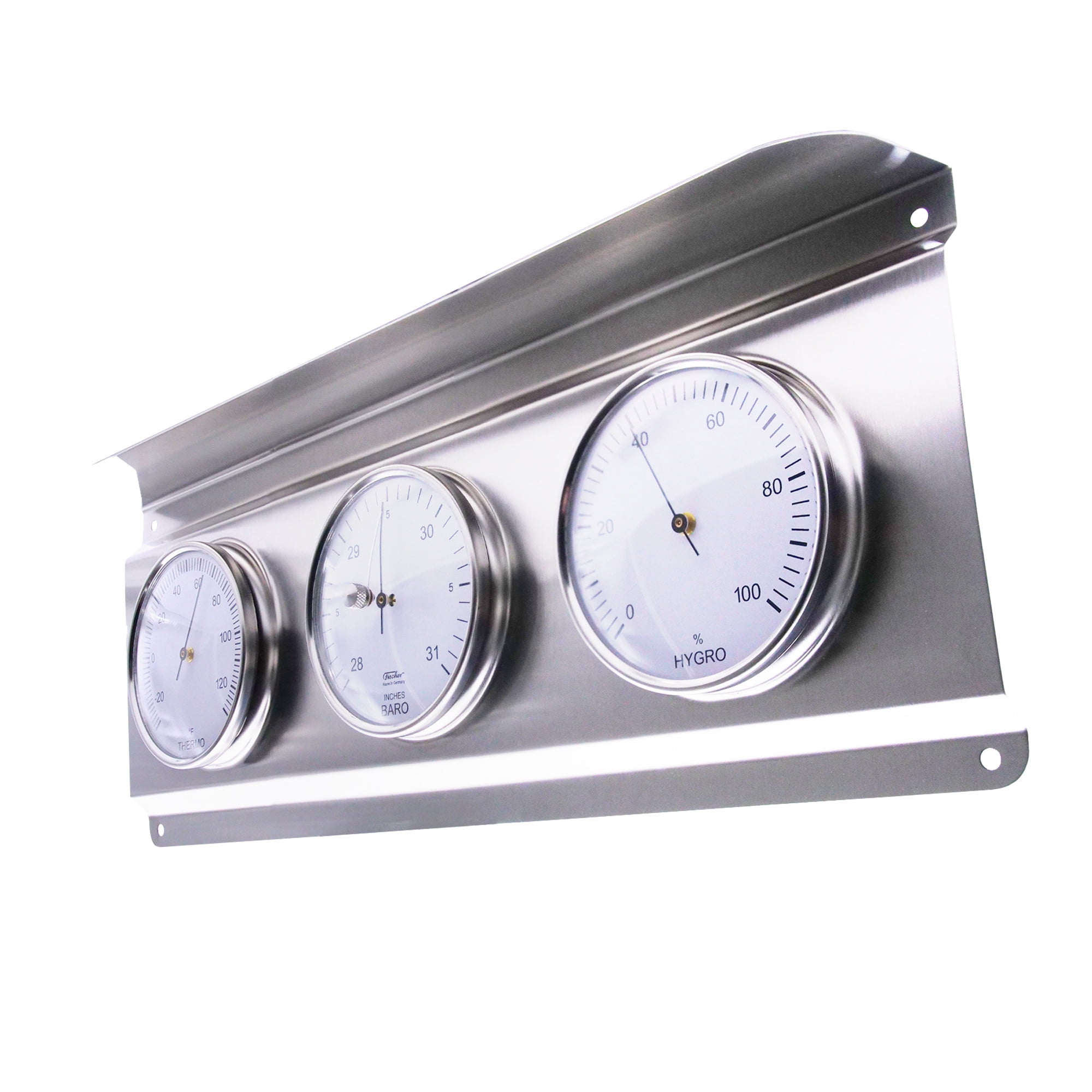 Fischer, Outdoor Weather Station, 390 x 145 mm, Ø 84mm - 827-01-US (US-Version / Inch, F°)