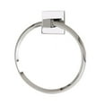 thumbnail image 5 of Alno A8440 Contemporary Ii 6" Wall Mounted Solid Brass Bathroom Towel Ring - Brass, 5 of 6