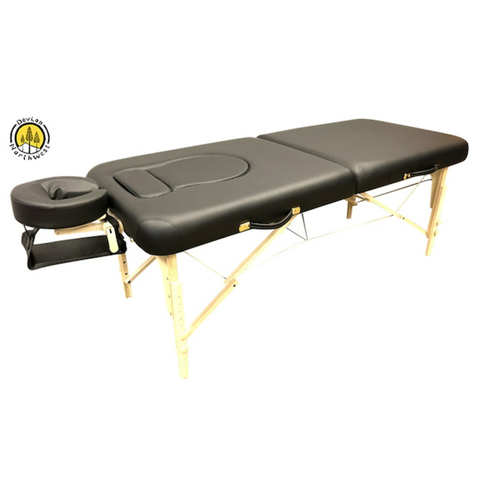 DevLon NorthWest Pregnancy Portable Massage Table Black Reiki Shiatsu
