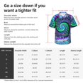 thumbnail image 3 of Beautiful Abstract Fractal Men'S 3d Print Casual Button Down Shirts, Novelty Hawaiian Short Sleeves S, 3 of 8
