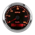thumbnail image 4 of Compteur de Vitesse, 85mm GPS LCD Indicateur de Vitesse 0-60KM H LCD Affichage Compteur avec Rétroéclairage Réglable pour les Bateaux de Voitures 9-32V DC, 4 of 8