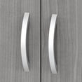 thumbnail image 5 of Studio C 5 Shelf Bookcase with Doors in Platinum Gray - Engineered Wood, 5 of 7