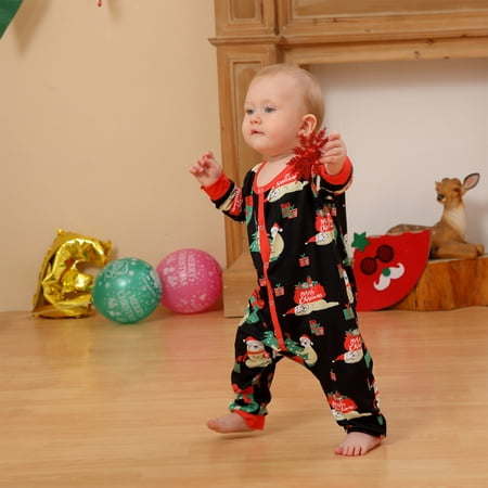 

JUNBYONE Baby Prints Family Matching Long Sleeve Romper